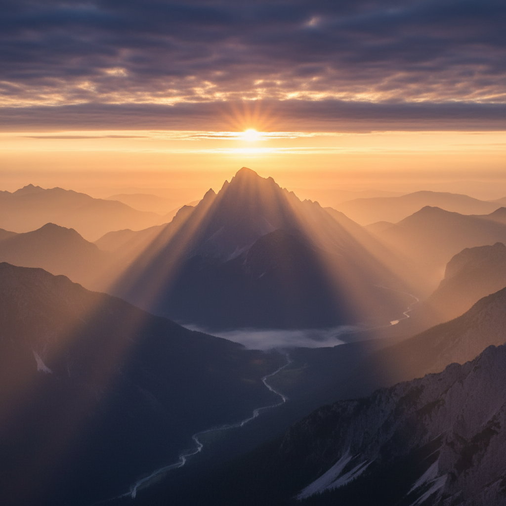 Спокойно езеро при залез, отразяващо тишината